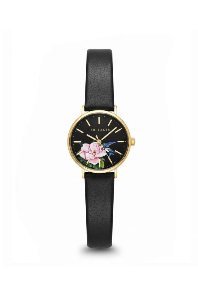 Reloj Ted Baker con correa de cuero floral para dama TB1002 Foto 1 de 1