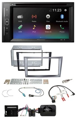 Pioneer Bluetooth Lenkrad USB 2DIN DAB DVD Autoradio für Opel Antara Astra H Zaf - Bild 1 von 4