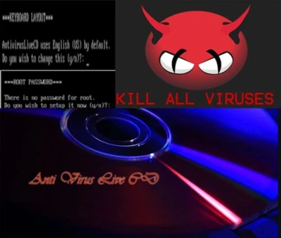 Powerful Anti-Virus Live CD - Linux CLI, Same Day Shipping! - Image 1 of 2