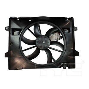 Dual Radiator and Condenser Fan Assembly TYC For 2006-2011 Ford Crown Victoria
