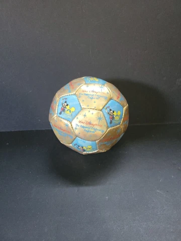 Walt Disney World Gold And Teal Mickey souvenir Soccer ball ⚽ Cover