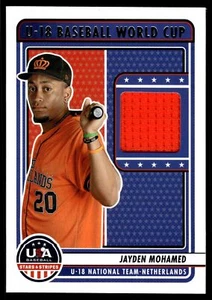 2023 Panini Stars & Stripes JAYDEN MOHAMED MATERIAL RELIC U18-JM - Picture 1 of 2