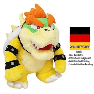 C24 - SUPER MARIO Plüsch Figur Bowser 25 cm Gross Plush Plüschtier Stofftier - Bild 1 von 1