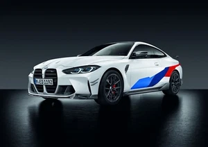 NEW BMW M4 G82 M PERFORMANCE LEFT RIGHT CAR WRAPPING SET 51145A14379 - Picture 1 of 6