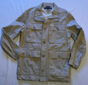 TOMMY HILFIGER Men's Field Sports Jacket Outerwear Sz M Beige/Khaki dated 10/02 - Picture 1 of 12