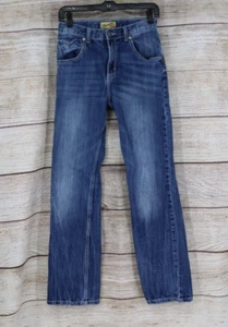 Wrangler Twenty X Boys Youth Sz 14 Reg Boot Cut Med Wash Denim Jeans Adjustable - Picture 1 of 10
