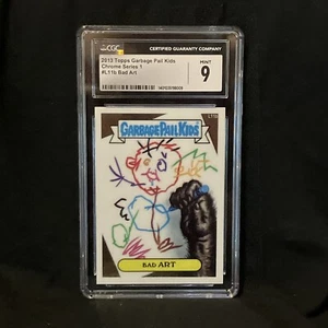 Garbage Pail Kids 2013 Chrome Series 1 #L11b Bad Art MINT CGC (8009) 9 - Picture 1 of 2