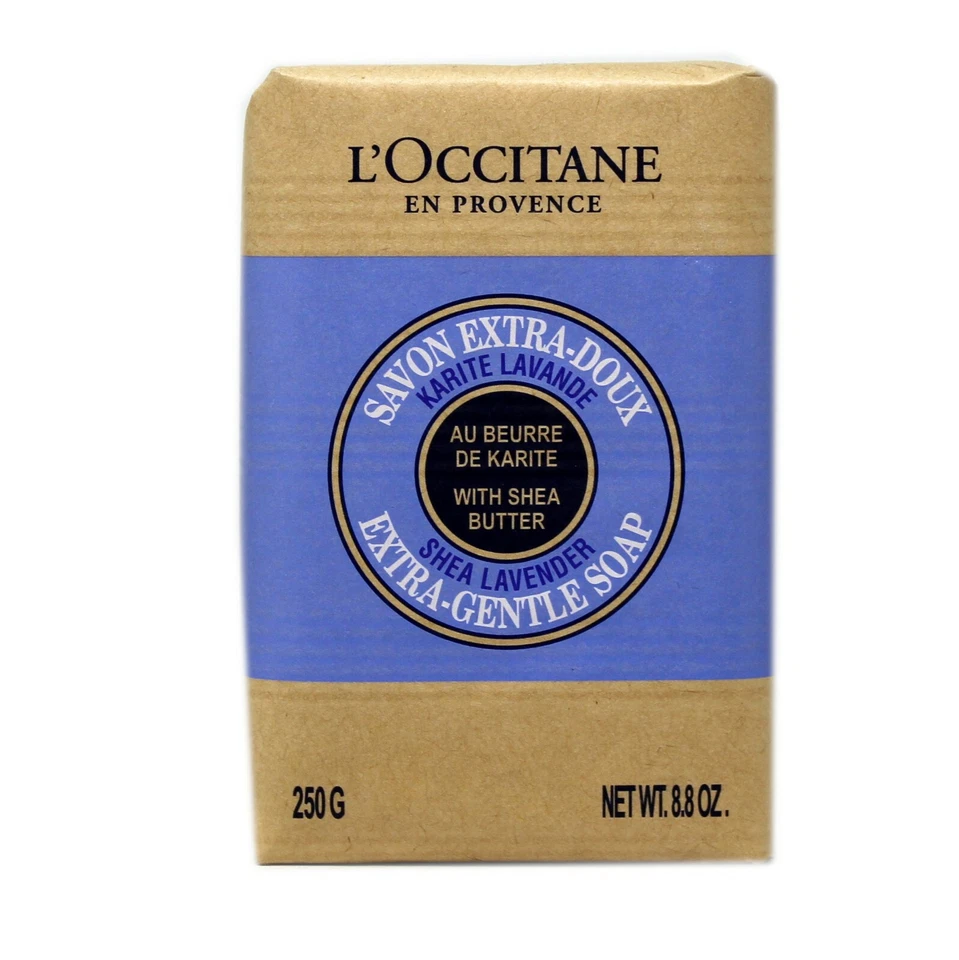 Jabón extra suave L'OCCITANE LAVANDA DE KARITÉ CON MANTECA DE KARITÉ 250 G/8,8 OZ. NUEVO Foto 1 de 1