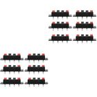 12 Pcs Stereo Wire Connectors Amplifier Supplies Terminal Board