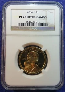 2006 S Sacagawea $1 NGC PF70 Ultra Cameo - Picture 1 of 6