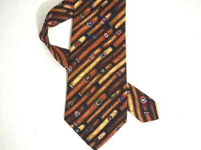 Alynn Mens Necktie Tie What This Country Needs is a Good 5 Cent Cigar 56" Short - Image 1 of 4