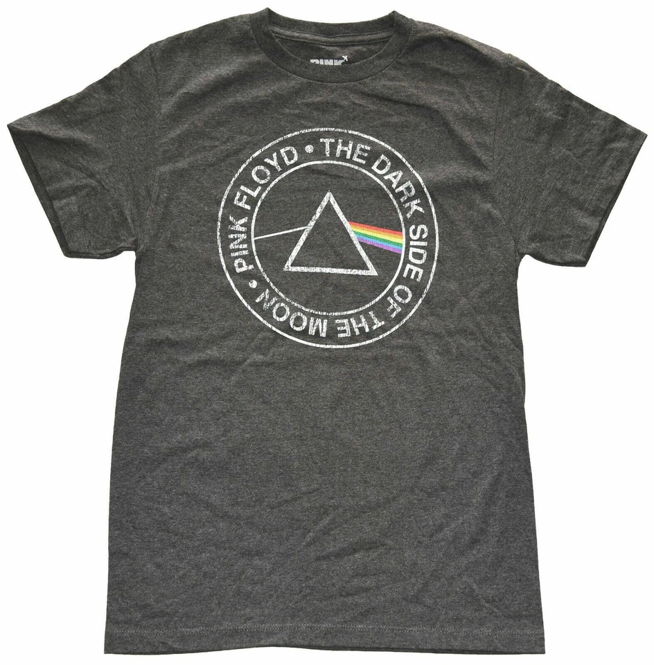 Camiseta Rock Band Pink Floyd Dark Side Of The Moon Charcoal Brezo Nueva Foto 1 de 1