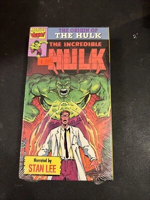 The Incredible Hulk Origins Of Hulk Vol 3 Marvel Stan Lee VHS Marvel Video NEW - Image 1 of 3