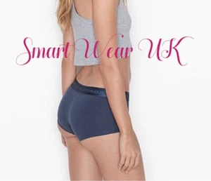 Victoria’s Secret Cotton Shine Logo Boyshort Panty (5 In A Pack) RRP £10.50 Each - Picture 1 of 3