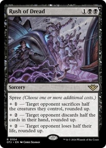 Rush of Dread Fuorilegge del Tuono Junction MTG Magic - Foto 1 di 1