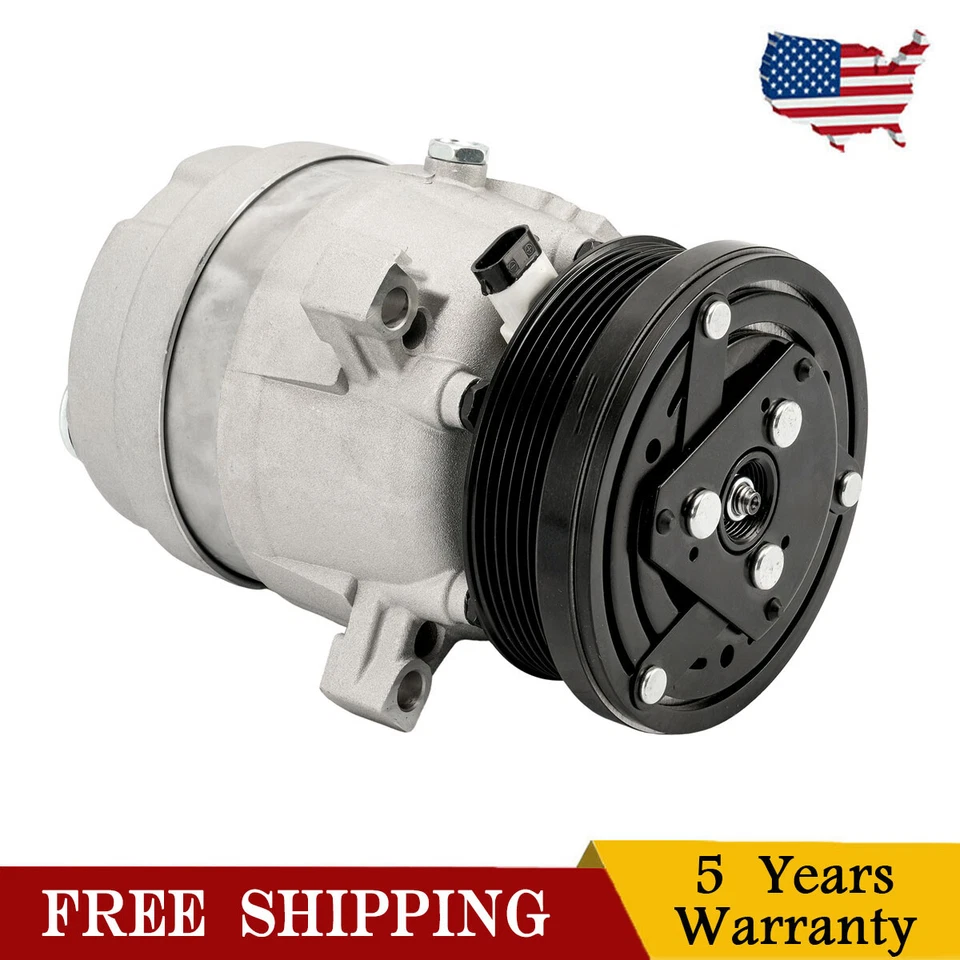 58987 A/C Compressors For Buick Regal 1996-2004 Chevrolet Impala 2000-2003 3.8L  - Image 1 of 4