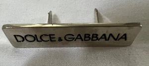 DOLCE & GABBANA - VINTAGE PIN RARE GIFT METAL LAPEL - PIN - COLOR SILVER - Picture 1 of 12