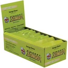 Honey Stinger Organisch Energie Kauknochen, Limeade + Koffein 12 / Box