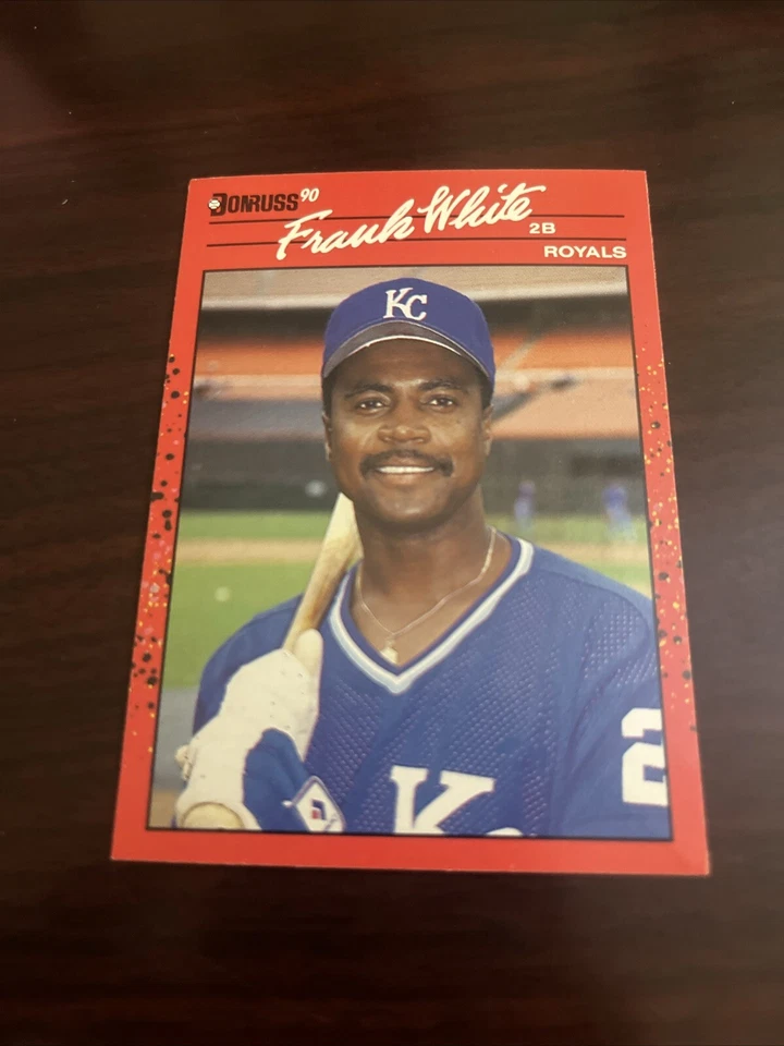 1990 Donruss Frank White #262 Kansas City Royals NM-MINT  - Image 1 of 1