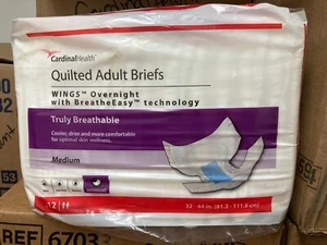 Calzoncillos acolchados para adultos CARDINAL HEALTH ESTUCHE DE 4 paquetes 48 en total ¡ENVÍO EL MISMO DÍA! - Imagen 1 de 5