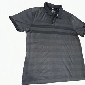 Nike Dri-Fit Herren Golf Poloshirt Schwarz Größe L Kurzarm Athleisure Arbeit - Bild 1 von 9