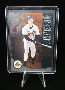 2001 Topps Finest Cal Ripken Jr #109 bordi taglienti come nuovo bellezza - Foto 1 di 2