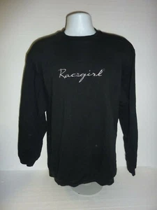 Racegirl black sweatshirt XL C-1 - Picture 1 of 4