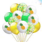 15 Pcs Hawaiian Party Supplies Yellow Green Ballons Balloon
