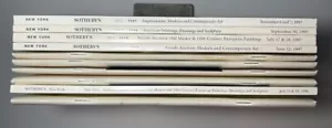 Sothebys Arcade Auction Catalogs Lot of 10 Impressionist Modern Contemporary Art - Picture 1 of 15