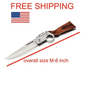 Pocket knife Folding Knife Led light Rifle knife Tactical knife AK 47 gun shape - Picture 1 of 6