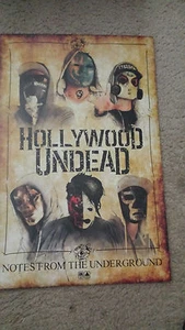 Hollywood Undead Concert poster 11x17 Notes from the Underground - Picture 1 of 3