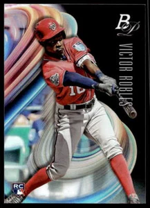 2018 Bowman Platinum 13 Victor Robles Nationals RC Baseball Card - Picture 1 of 2
