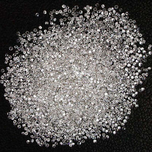 Natural Loose Diamonds Round I1 I3 Clarity G H White Color 100 Pcs Real 100% K2