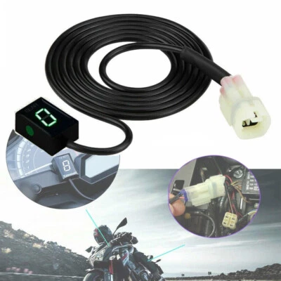 Medidor digital indicador de marcha LED 1-6 para Honda VFR800X CTX700 NC 750 400 VT750C Foto 1 de 4