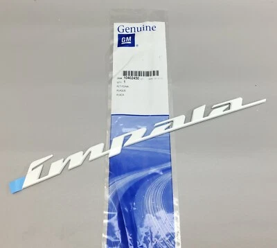 Новый подлинный GM белый Impala двери эмблема для 00-01 Chevy Impala подходит LH или RH - Изображение 1 из 4