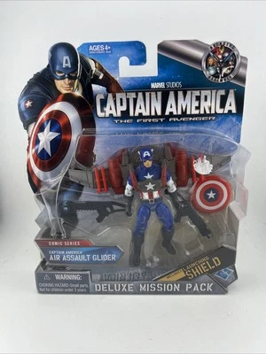 Hasbro Comic Series Capitán América Asalto Planeador Deluxe Mission Pack Foto 1 de 4