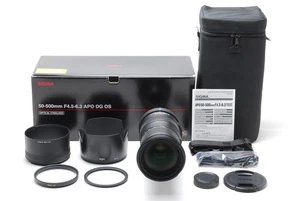 [Almost Unused] SIGMA APO 50-500mm f/4.5-6.3 DG OS HSM AF Lens for Nikon F JAPAN - Picture 1 of 24