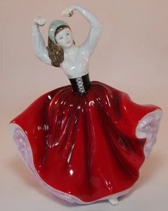 Royal Doulton 8 1/4" Lady Flamenco Figurine Karen 2388 c1980s Excellent - Picture 1 of 7