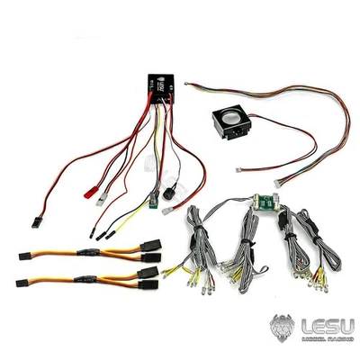 LESU Integrated Sound and Light System for 1/14 RC Truck Construction Car Parts - Image 1 of 4