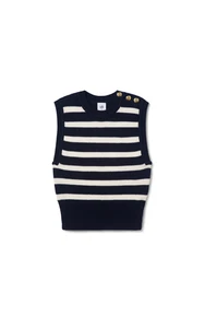 cabi Topsail Vest Item 6667 | Sailor Stripe Sleeveless | size M | Spring 2025 - Picture 1 of 3