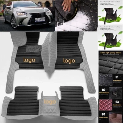 For Lexus GS Car Floor Mats Custom Luxury Waterproof Auto Liners Carpets Foto 1 de 4