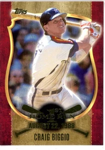 2015 Topps Update Series - First Home Run Craig Biggio #FHR-4 Gold - Picture 1 of 2