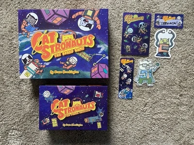 CatStronauts: The Board Game + Expansion - Atlas Games + Bookplate and Stickers - Image 1 of 3