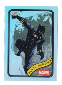 2025 Topps Marvel cromo pantera negra refractor plateado #136 Avengers - Imagen 1 de 1