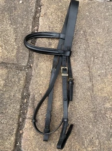Stubben Half Bridle Black Full or X Full Size - Picture 1 of 8
