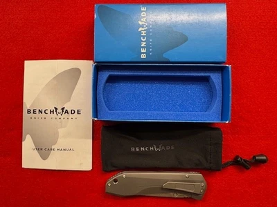 NOS BENCHMADE 761 MONOLOCK M390, RODAMIENTO TI, ESCALAS TI, EN CAJA, COMO NUEVO (487) Foto 1 de 4