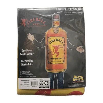 Disfraz Bola de Fuego Adulto Talla Pequeña - XL Beber Alcohol Halloween Vestido Elegante Foto 1 de 4