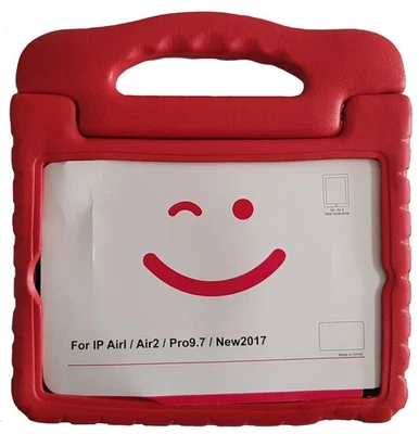 Kids Shockproof CASE Dense Foam COVER Handle Stand RED Tablet IPad Protection - Image 1 of 4