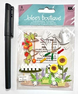 Jolee's Flowers Gardening Scrapbooking Embellishment Card - Picture 1 of 1