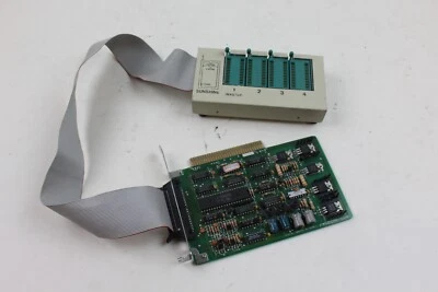 UNGETESTET Sunshine IC ZIF DIP Textool Buchse mit PC Karte Programmierer Buchse Block - Bild 1 von 4